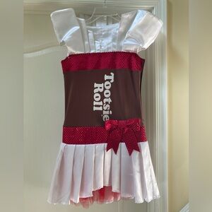 Tootsie Roll Kids Costume - Brown and White